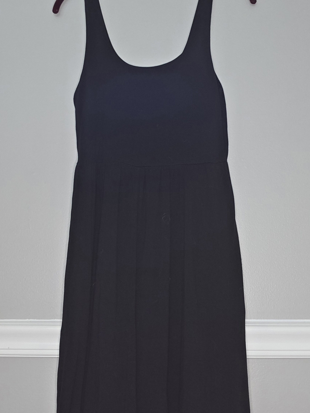 a new day Black Scoop-Neck Tank Midi Dress